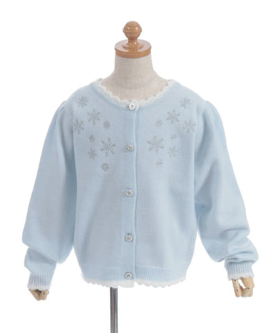 Snow Crystal Knit Cardigan