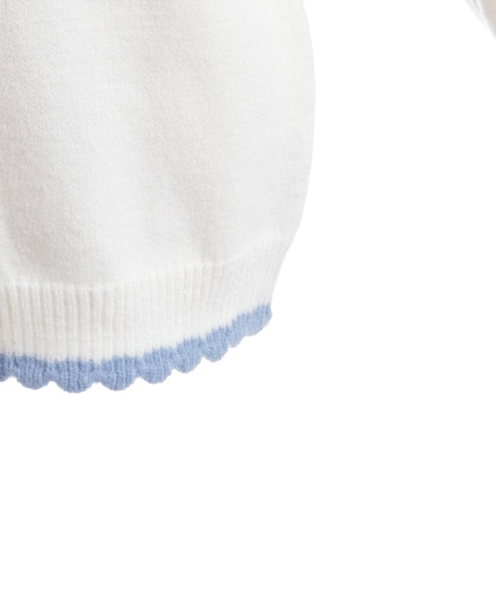 Snow Crystal Knit Cardigan