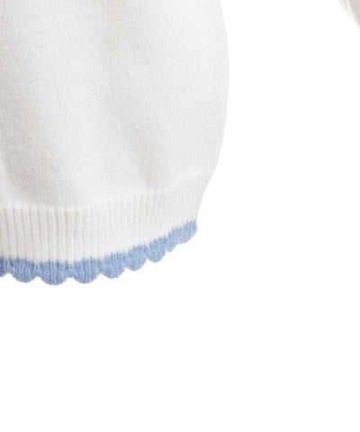 Snow Crystal Knit Cardigan