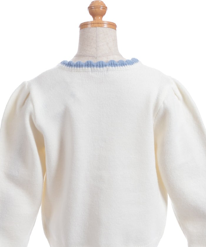 Snow Crystal Knit Cardigan