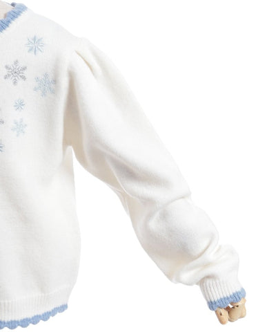 Snow Crystal Knit Cardigan