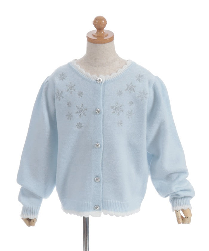 Snow Crystal Knit Cardigan