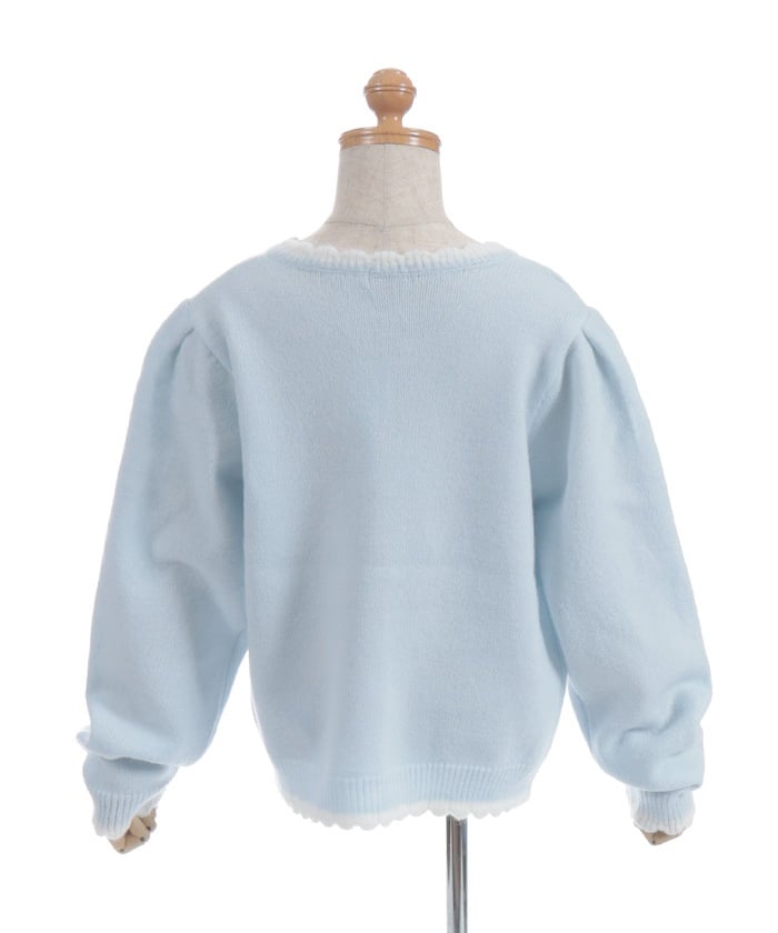 Snow Crystal Knit Cardigan