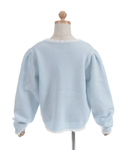 Snow Crystal Knit Cardigan