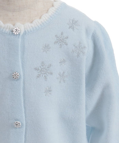 Snow Crystal Knit Cardigan