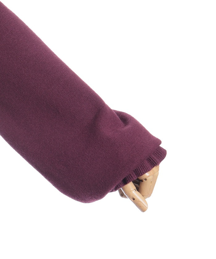 Cross Jacquard Knit Cardigan