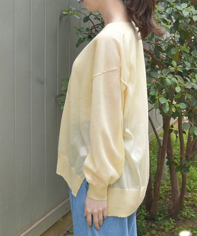 UV Cut Sheer Knit Cardigan