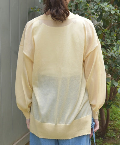 UV Cut Sheer Knit Cardigan