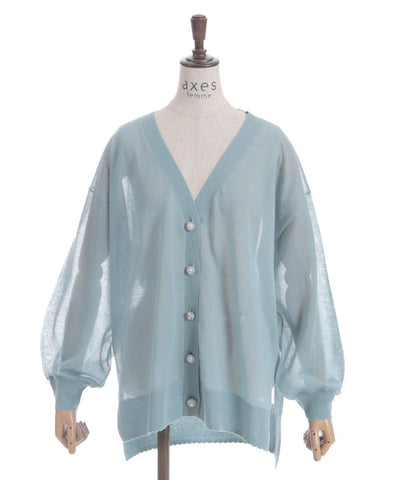 UV Cut Sheer Knit Cardigan
