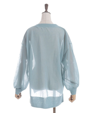 UV Cut Sheer Knit Cardigan