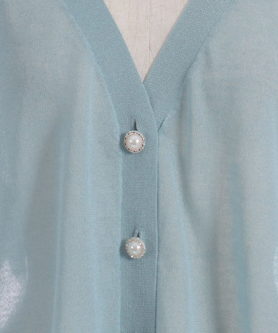 UV Cut Sheer Knit Cardigan