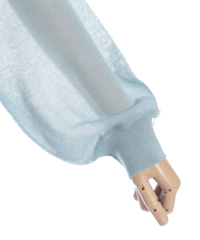 UV Cut Sheer Knit Cardigan