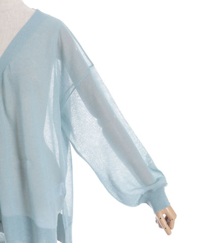 UV Cut Sheer Knit Cardigan