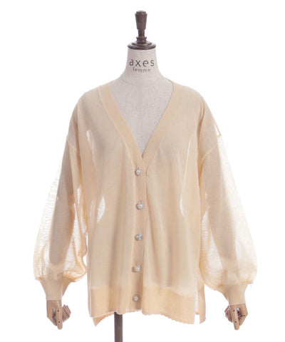 UV Cut Sheer Knit Cardigan