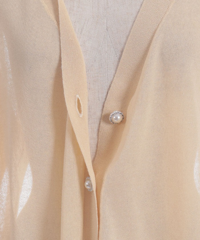 UV Cut Sheer Knit Cardigan