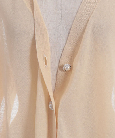 UV Cut Sheer Knit Cardigan
