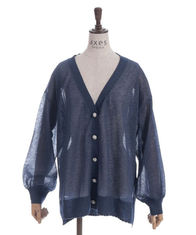 UV Cut Sheer Knit Cardigan