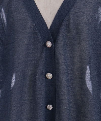 UV Cut Sheer Knit Cardigan