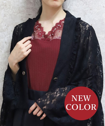 Quick-Dry Tulle Lace Tank Top