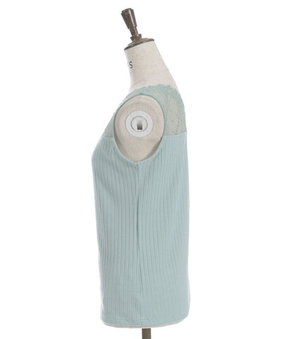 Quick-Dry Tulle Lace Tank Top