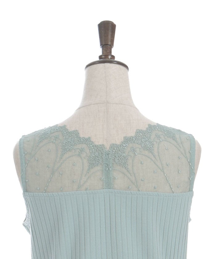 Quick-Dry Tulle Lace Tank Top