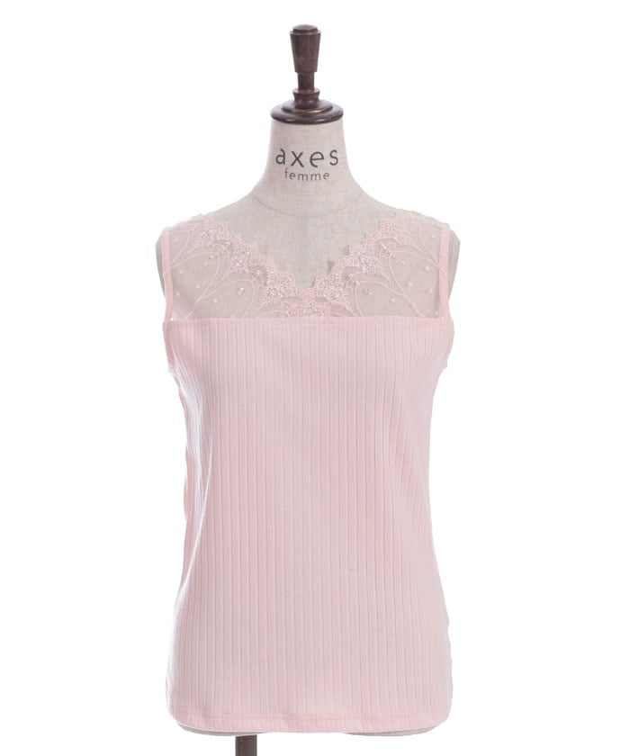 Quick-Dry Tulle Lace Tank Top