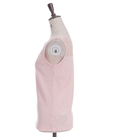 Quick-Dry Tulle Lace Tank Top