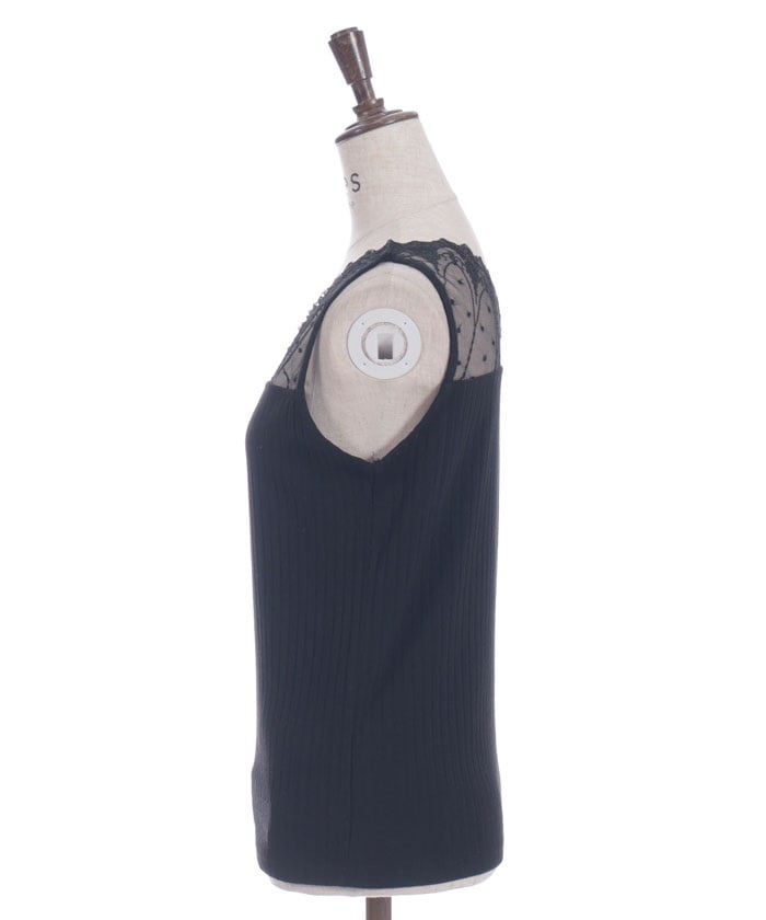 Quick-Dry Tulle Lace Tank Top