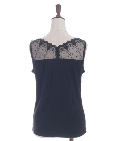 Quick-Dry Tulle Lace Tank Top