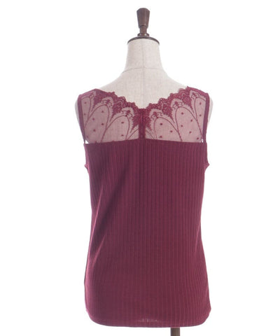 Quick-Dry Tulle Lace Tank Top