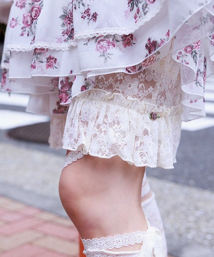 Lace Short Pants with Petticoat