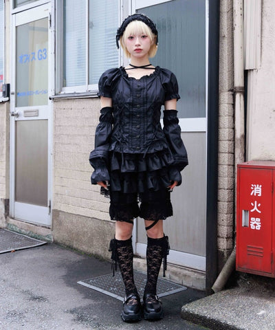 Lace Short Pants with Petticoat