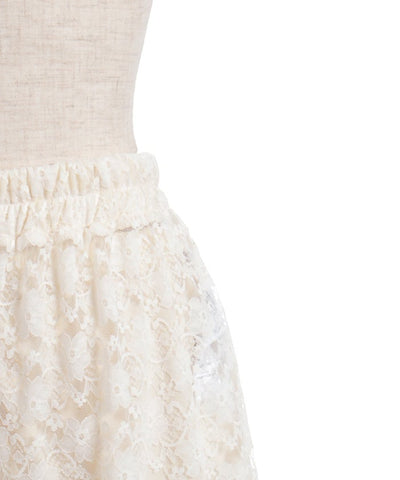 Lace Short Pants with Petticoat