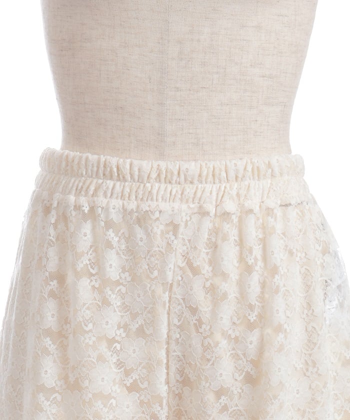 Lace Short Pants with Petticoat