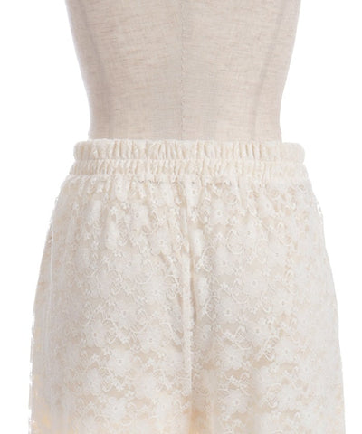 Lace Short Pants with Petticoat
