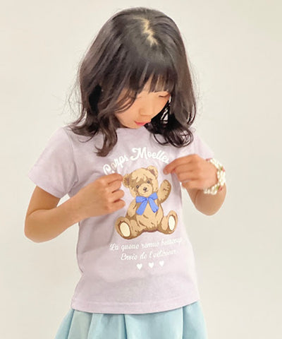 Smiley Bear Pattern T-Shirt