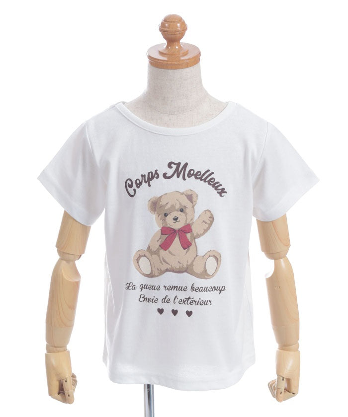 Smiley Bear Pattern T-Shirt