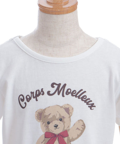 Smiley Bear Pattern T-Shirt