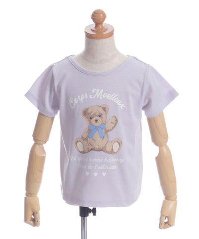 Smiley Bear Pattern T-Shirt