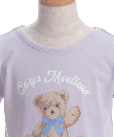 Smiley Bear Pattern T-Shirt