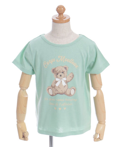 Smiley Bear Pattern T-Shirt