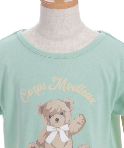 Smiley Bear Pattern T-Shirt