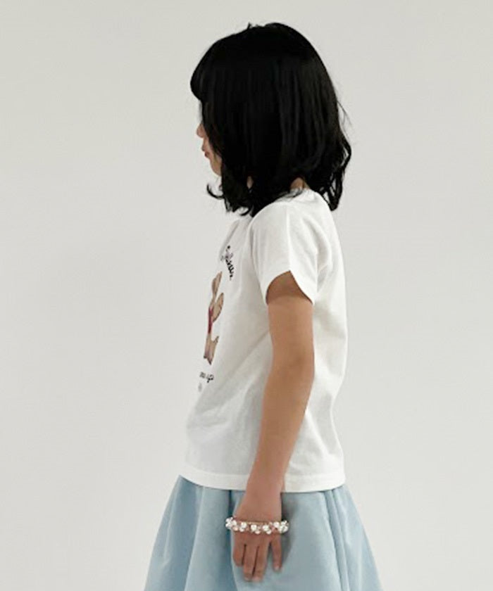 Smiley Bear Pattern T-Shirt