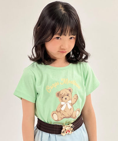 Smiley Bear Pattern T-Shirt