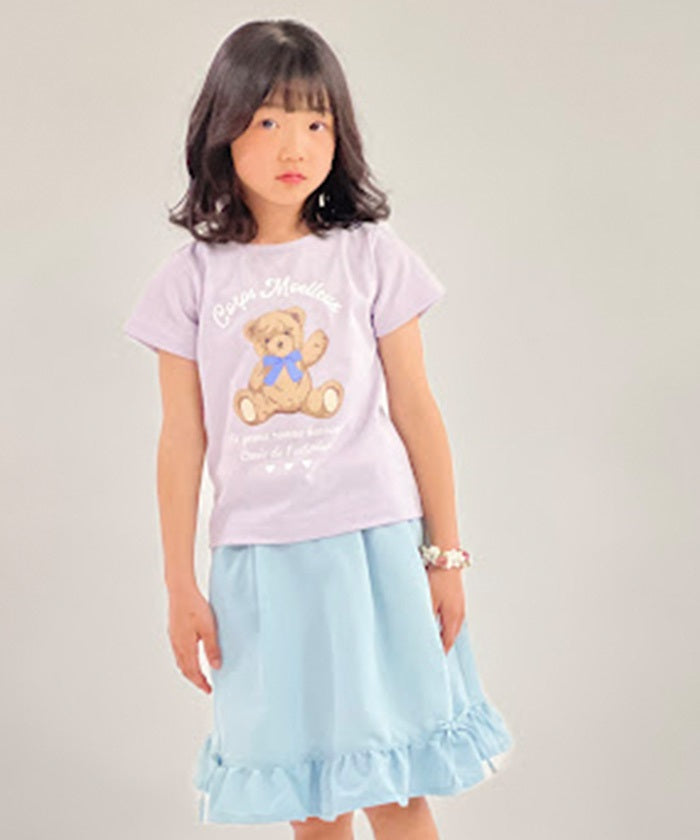 Smiley Bear Pattern T-Shirt