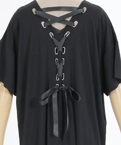 Lace-Up Big T-Shirt