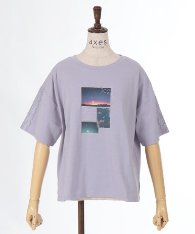 Starry Sky Print Quick-Dry T-Shirt