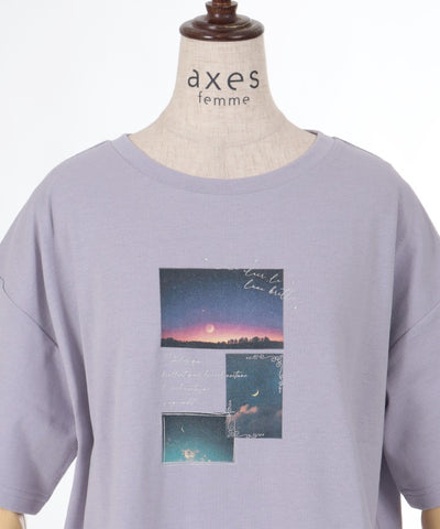 Starry Sky Print Quick-Dry T-Shirt