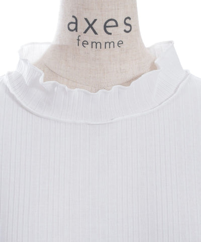 Willow Crepe Chiffon Sleeve Merrowed Pullover