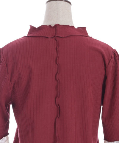 Willow Crepe Chiffon Sleeve Merrowed Pullover